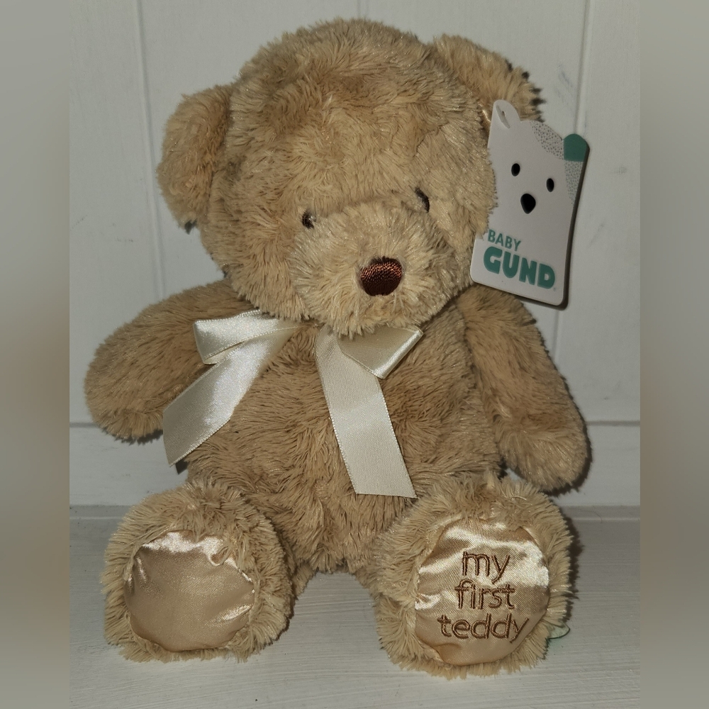 Baby Gund "My First Teddy " Adorable Tan Bear